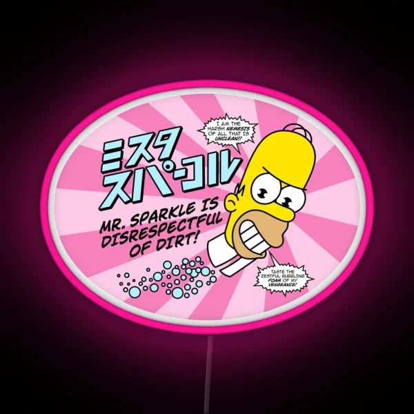 Mr Sparkle RGB Neon Sign
