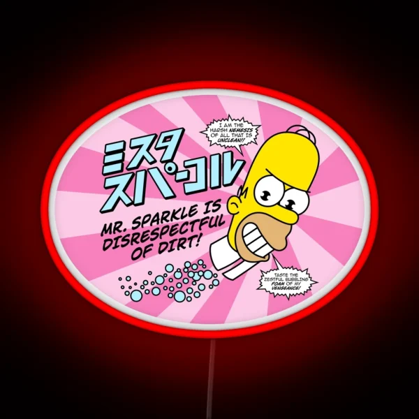 Mr Sparkle RGB Neon Sign