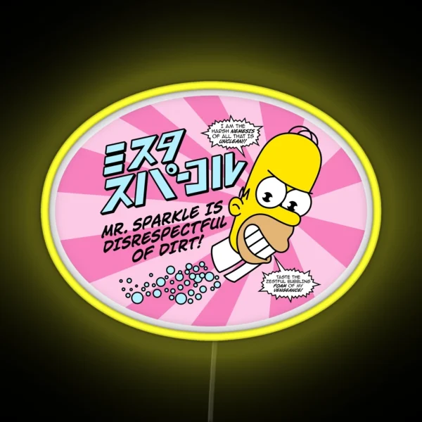 Mr Sparkle RGB Neon Sign