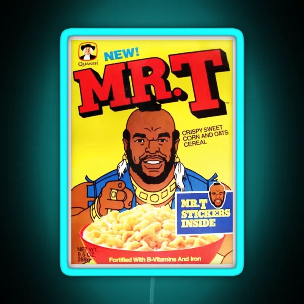 Mr T Cereal RGB Neon Sign