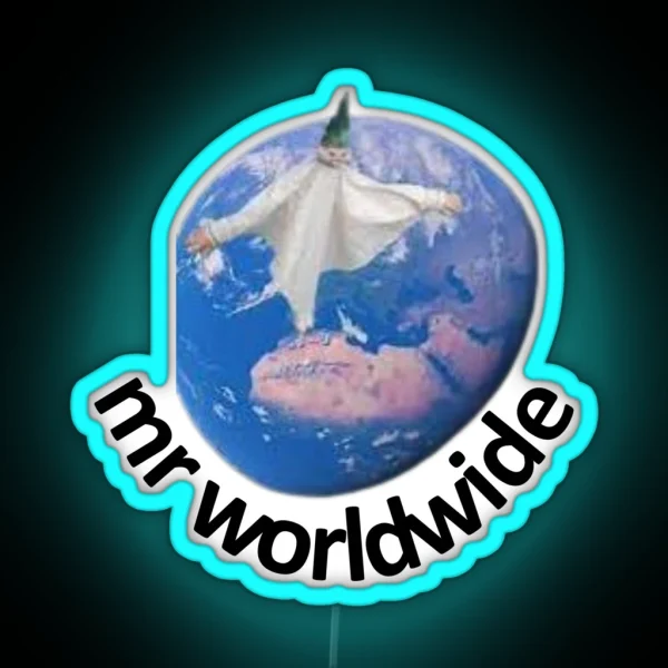 Mr Worldwide As A Baby RGB Neon Sign