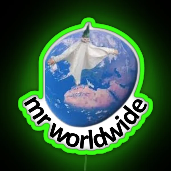 Mr Worldwide As A Baby RGB Neon Sign