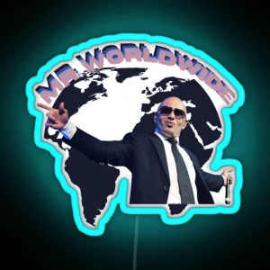 Mr Worldwide Pitbull Singer RGB Neon Sign