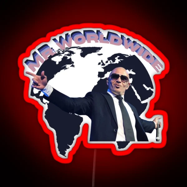 Mr Worldwide Pitbull Singer RGB Neon Sign