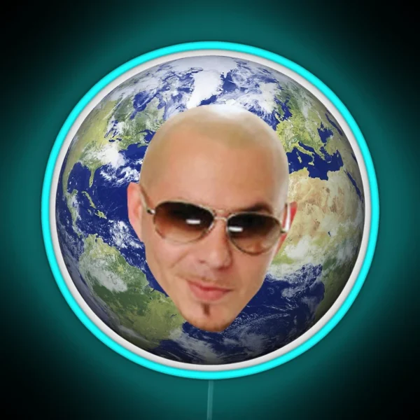 Mr Worldwide RGB Neon Sign