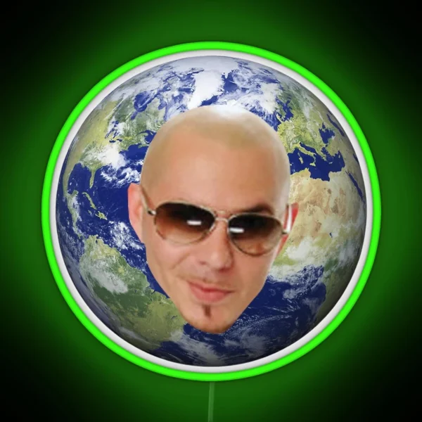 Mr Worldwide RGB Neon Sign