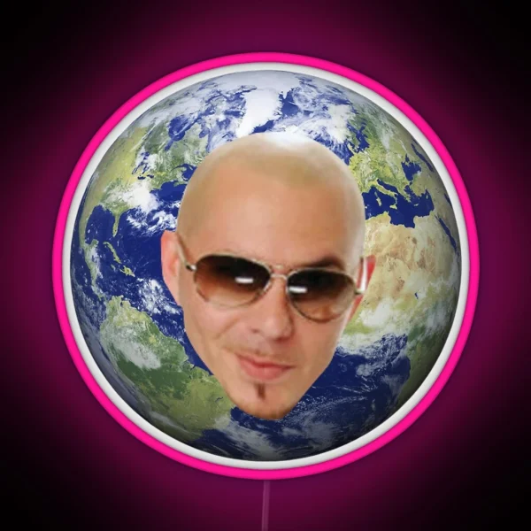 Mr Worldwide RGB Neon Sign
