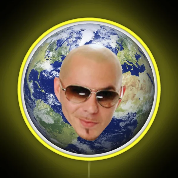 Mr Worldwide RGB Neon Sign