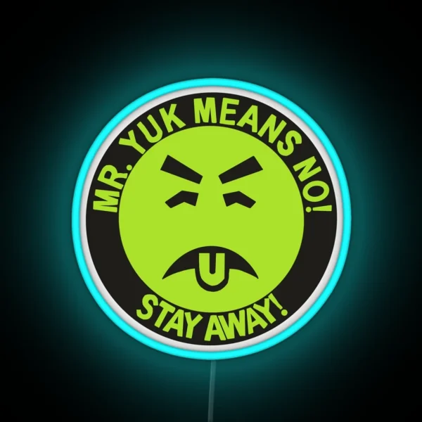 Mr Yuk RGB Neon Sign