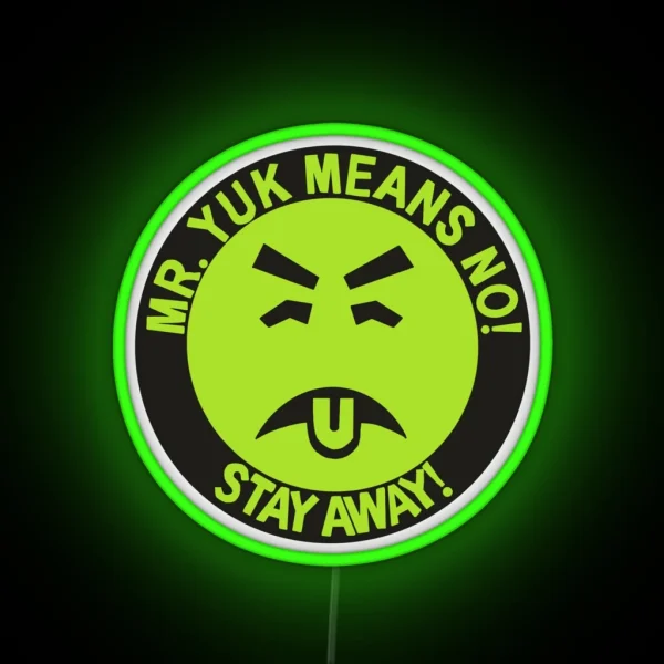 Mr Yuk RGB Neon Sign