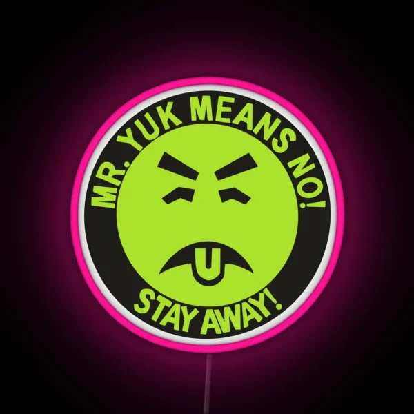 Mr Yuk RGB Neon Sign