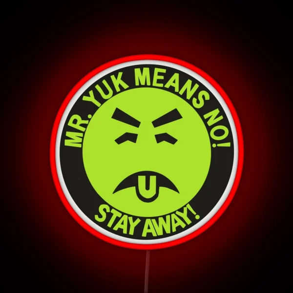 Mr Yuk RGB Neon Sign