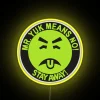 Vibrant Mr. Yuk Character Shines in Rainbow Colors Illumination Sign