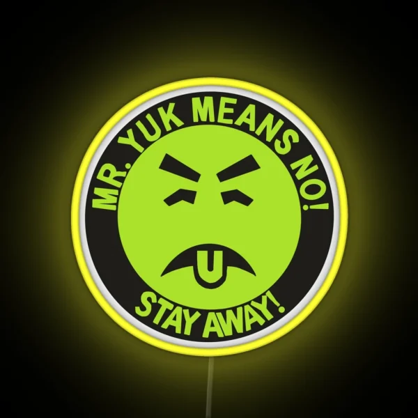 Mr Yuk RGB Neon Sign