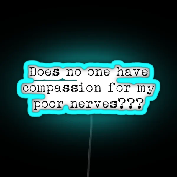 Mrs Bennet Meme RGB Neon Sign