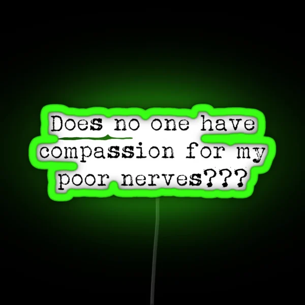 Mrs Bennet Meme RGB Neon Sign