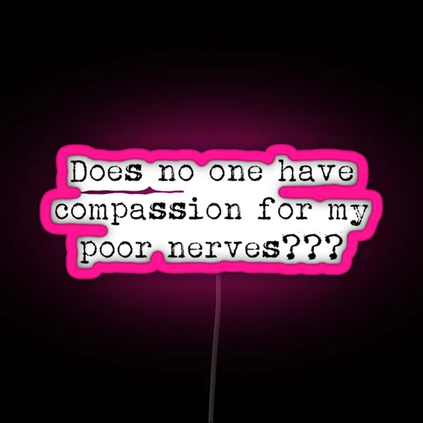 Mrs Bennet Meme RGB Neon Sign
