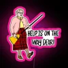 RGB LED Neon Sign for Home Decor with Comedic Humor Message
