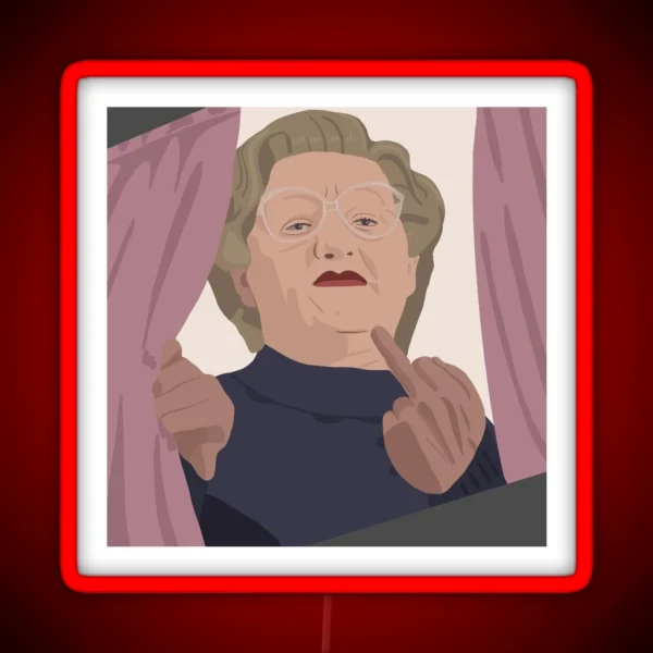 Mrs Doubtfire RGB Neon Sign