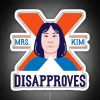 Unique Modern Home Decor Item Featuring Mrs. Kim's Disapproving Art