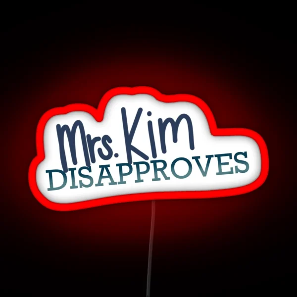 Mrs Kim RGB Neon Sign