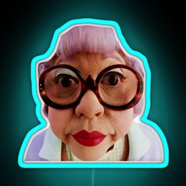 Mrs Kwan Cat In The Hat RGB Neon Sign