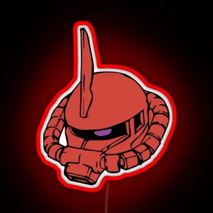 MS 06S Char S Zaku II Gundam RGB Neon Sign