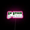 Vibrant, Color-Changing MSU Logo with RGB Neon Glowing Accents