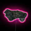 Vibrant RGB LED Lighting for Aussie Snow Resorts & Trails Maps