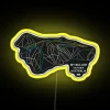 LED Ski Trail Map Sign For Mt Buller Alpine Resort