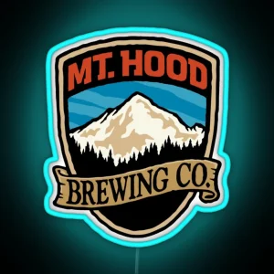 MT HOOD Brewing RGB Neon Sign