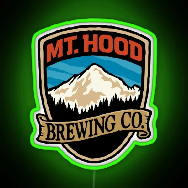 MT HOOD Brewing RGB Neon Sign
