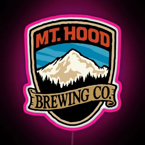MT HOOD Brewing RGB Neon Sign