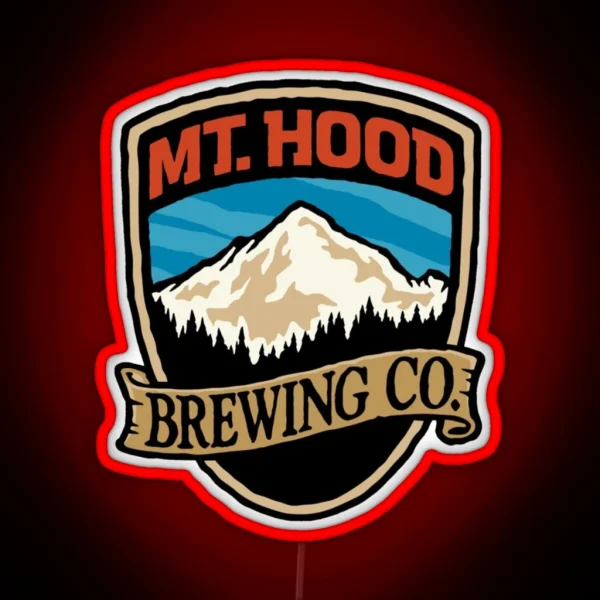 MT HOOD Brewing RGB Neon Sign