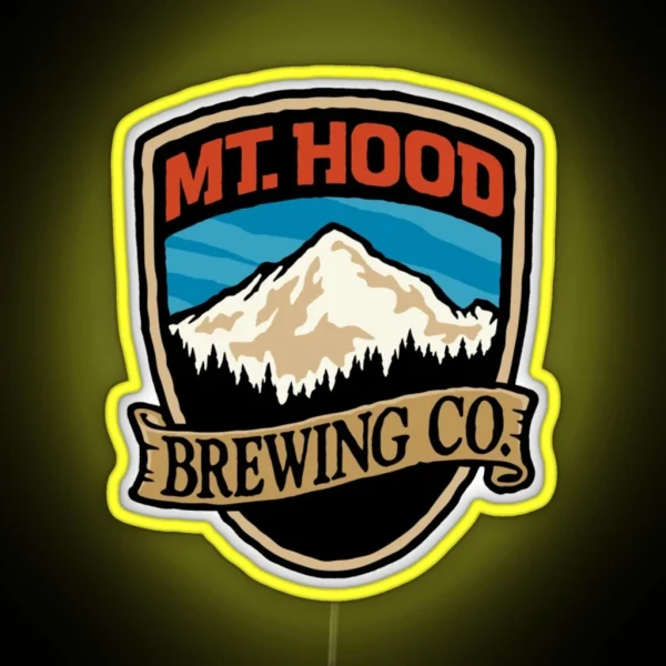 MT HOOD Brewing RGB Neon Sign