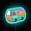 Glowing LED Mount Joy AstroVan Stocker Neon Sign Accent Decoration
