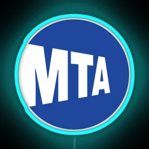 MTA Blue RGB Neon Sign