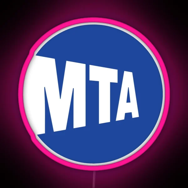 MTA Blue RGB Neon Sign