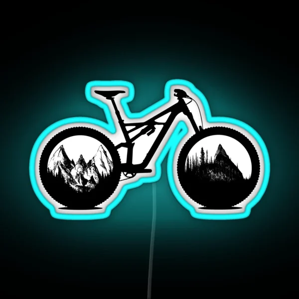 MTB Enduro RGB Neon Sign