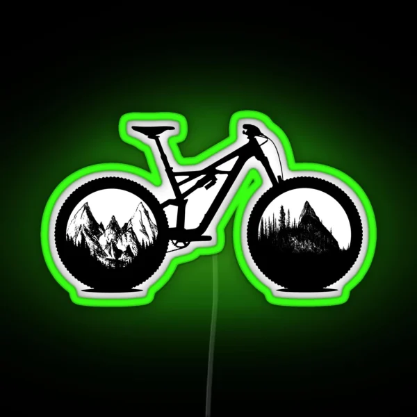 MTB Enduro RGB Neon Sign