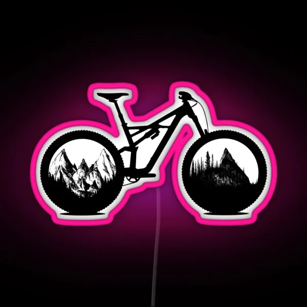 MTB Enduro RGB Neon Sign