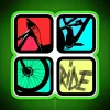 Vibrant RGB Neon MTB Sign with Colorful Square Design
