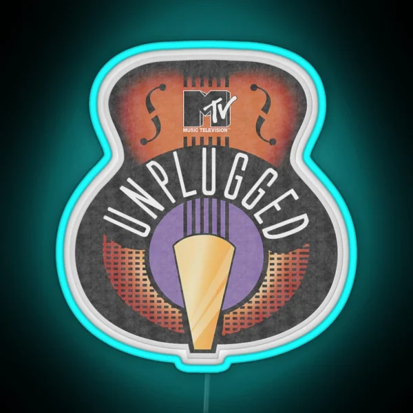 MTV Unplugged Classic Logo RGB Neon Sign