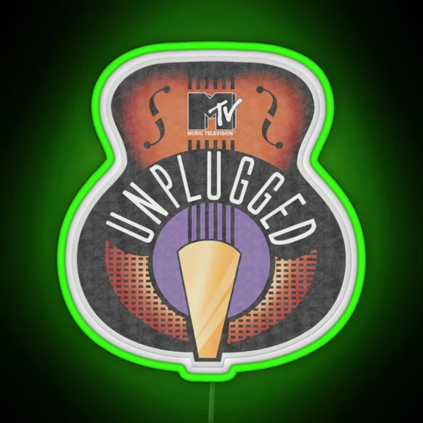 MTV Unplugged Classic Logo RGB Neon Sign