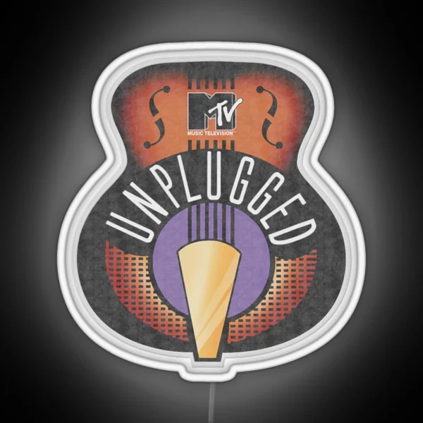 MTV Unplugged Classic Logo RGB Neon Sign