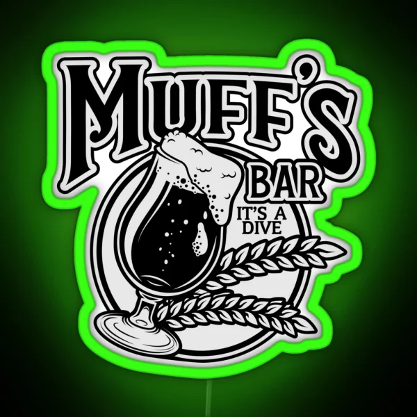 Muff S Dive Bar RGB Neon Sign