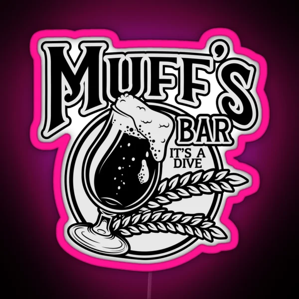 Muff S Dive Bar RGB Neon Sign