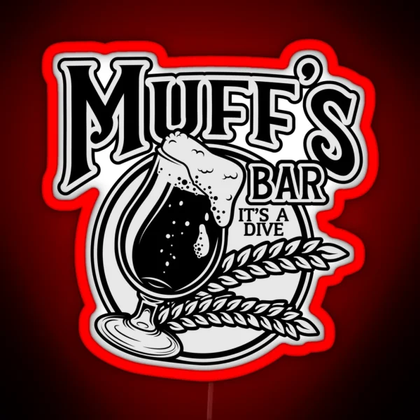 Muff S Dive Bar RGB Neon Sign