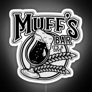 Muff S Dive Bar RGB Neon Sign