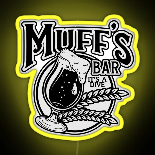 Muff S Dive Bar RGB Neon Sign